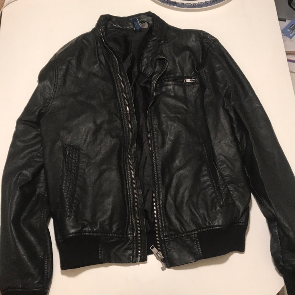 Faux Leather Jacket